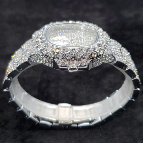VVS Jewelry Chronograph Shine Iced out Watch