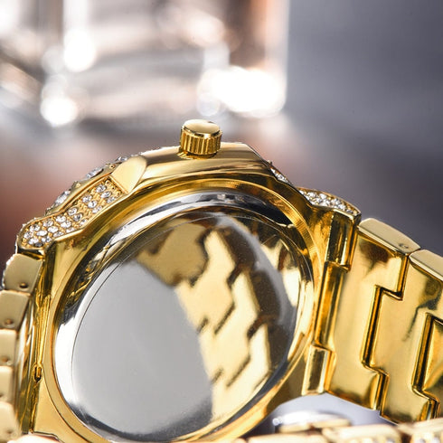 VVS Jewelry Chronograph Shine Iced out Watch