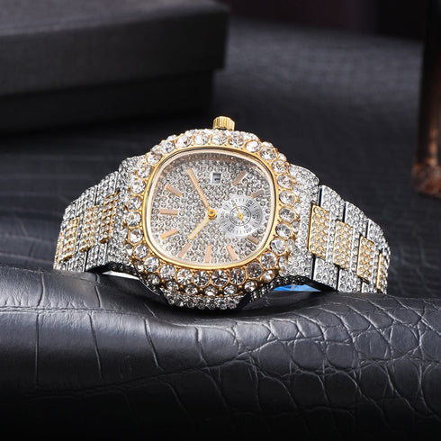 VVS Jewelry Chronograph Shine Iced out Watch