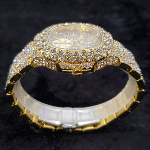 VVS Jewelry Chronograph Shine Iced out Watch