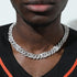 VVS Jewelry 14MM Heavy Prong Baguette G-Link Cuban Chain