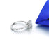 White Gold Square Radiant Cut 5CT Moissanite Engagement Ring