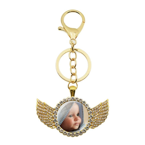 Custom Photo Baby Keychain with Charms