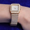 Women's Fully Iced Square Bling Watch