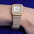 Women's Fully Iced Square Bling Watch