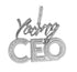 Young CEO Two Tone Iced Pendant Necklace