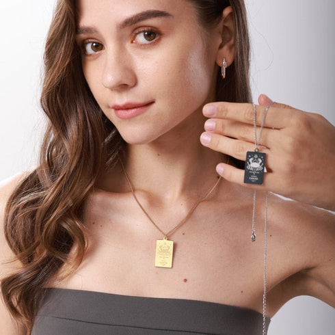 Zodiac Sign Pendant Chain