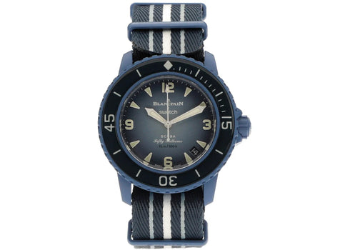 Blancpain x Swatch Scuba Fifty Fathoms Atlantic Ocean SO35A100