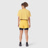 W082. SUPIMA® Ice-Skin™ Reversible Crop Tee - Amber/Black