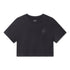 W082. SUPIMA® Ice-Skin™ Reversible Crop Tee - Black/Black