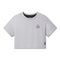 W082. SUPIMA® Ice-Skin™ Reversible Crop Tee - Slate Grey/Black