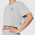 W082. SUPIMA® Ice-Skin™ Reversible Crop Tee - Slate Grey/Black