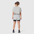 W082. SUPIMA® Ice-Skin™ Reversible Crop Tee - Slate Grey/Black