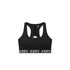 W083. LYCRA® ADAPTIV Racerback Sports Bra - Black