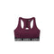 W083. LYCRA® ADAPTIV Racerback Sports Bra - Merlot