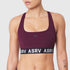 W083. LYCRA® ADAPTIV Racerback Sports Bra - Merlot