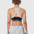 W083. LYCRA® ADAPTIV Racerback Sports Bra - Sedona Snow Camo