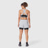 W083. LYCRA® ADAPTIV Racerback Sports Bra - Slate Grey