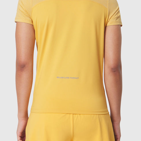 W086. AEROSILVER® UPF50+ Run Tee - Amber