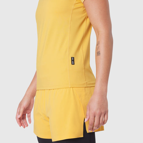 W086. AEROSILVER® UPF50+ Run Tee - Amber
