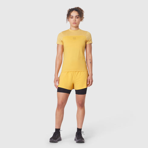W086. AEROSILVER® UPF50+ Run Tee - Amber