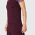 W086. AEROSILVER® UPF50+ Run Tee - Merlot