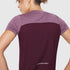 W086. AEROSILVER® UPF50+ Run Tee - Merlot