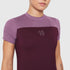 W086. AEROSILVER® UPF50+ Run Tee - Merlot