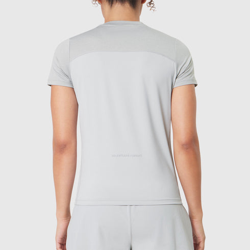 W086. AEROSILVER® UPF50+ Run Tee - Slate Grey
