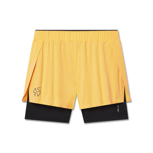 W087. Aerotex™ Side Split Liner Short - Amber