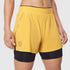 W087. Aerotex™ Side Split Liner Short - Amber