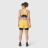 W087. Aerotex™ Side Split Liner Short - Amber