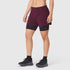 W087. Aerotex™ Side Split Liner Short - Merlot