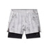 W087. Aerotex™ Side Split Liner Short - Sedona Snow Camo