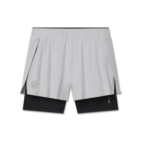 W087. Aerotex™ Side Split Liner Short - Slate Grey