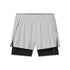 W087. Aerotex™ Side Split Liner Short - Slate Grey