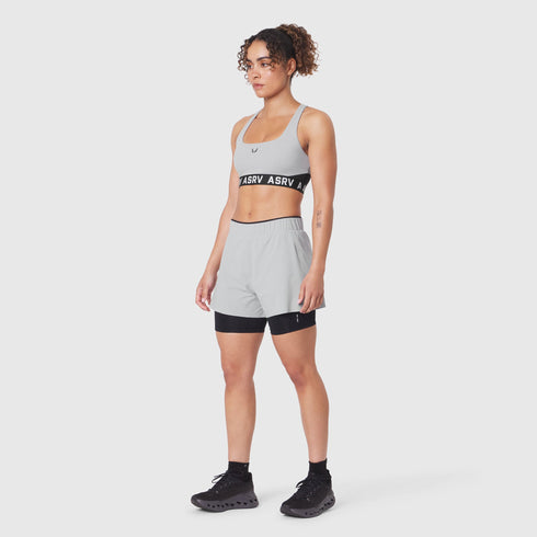 W087. Aerotex™ Side Split Liner Short - Slate Grey