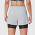 W087. Aerotex™ Side Split Liner Short - Slate Grey