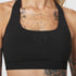 W096. LYCRA® ADAPTIV Racerback Sports Bra - Black