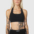 W096. LYCRA® ADAPTIV Racerback Sports Bra - Black