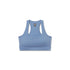 W096. LYCRA® ADAPTIV Racerback Sports Bra - Slate Blue