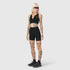 W097. LYCRA® ADAPTIV Seamless Zip Bra - Black