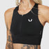 W097. LYCRA® ADAPTIV Seamless Zip Bra - Black