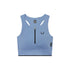 W097. LYCRA® ADAPTIV Seamless Zip Bra - Slate Blue