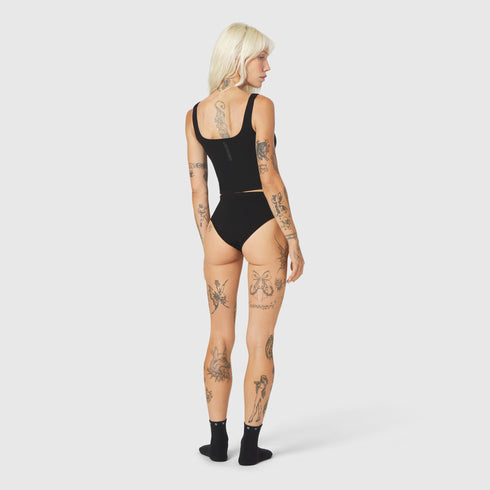 W098. LYCRA® ADAPTIV Seamless Underwear - Black