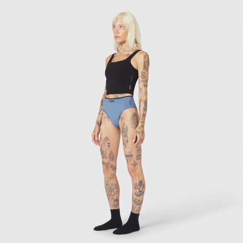W098. LYCRA® ADAPTIV Seamless Underwear - Slate Blue