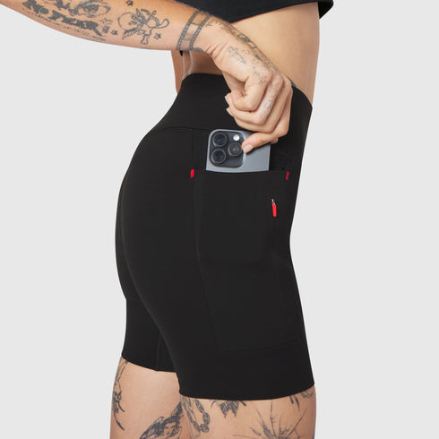 W099. LYCRA® ADAPTIV Hybrid Bike Short - Black