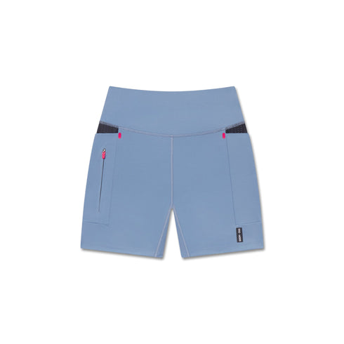 W099. LYCRA® ADAPTIV Hybrid Bike Short - Slate Blue