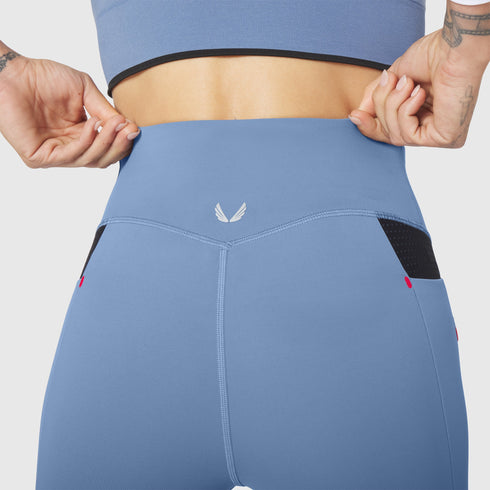 W099. LYCRA® ADAPTIV Hybrid Bike Short - Slate Blue