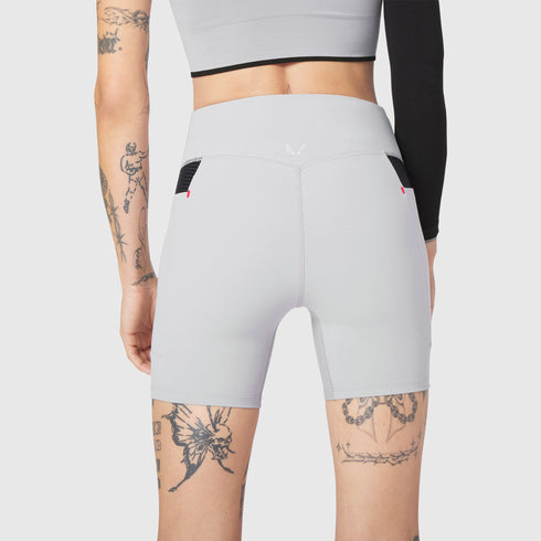 W099. LYCRA® ADAPTIV Hybrid Bike Short - Slate Grey
